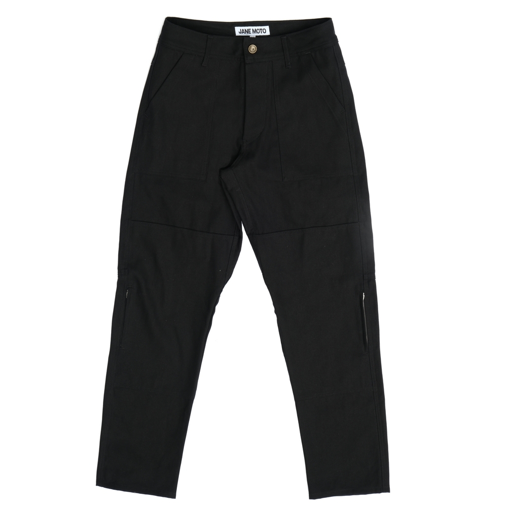 Jane Motorcycles Bedford Canvas Double Knee Pant Black 33x32 NWOT